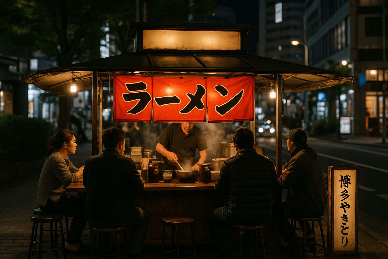 Yatai Night Eats in Fukuoka